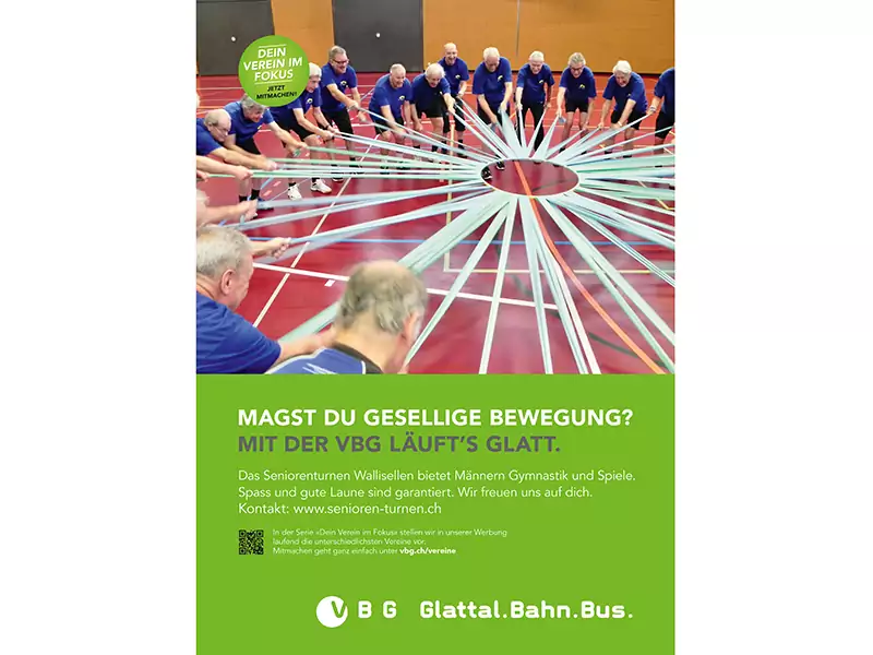 Sujet Verein im Fokus: Seniorenturnen Wallisellen