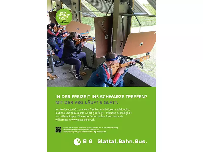 Sujet Verein im Fokus: Armbrustschützenverein Opfikon