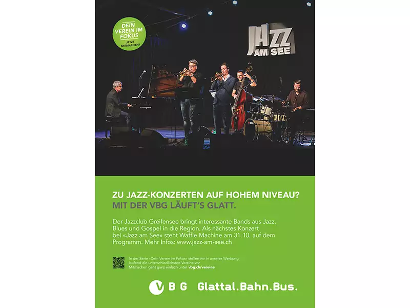 Sujet Verein im Fokus: Jazzclub Greifensee