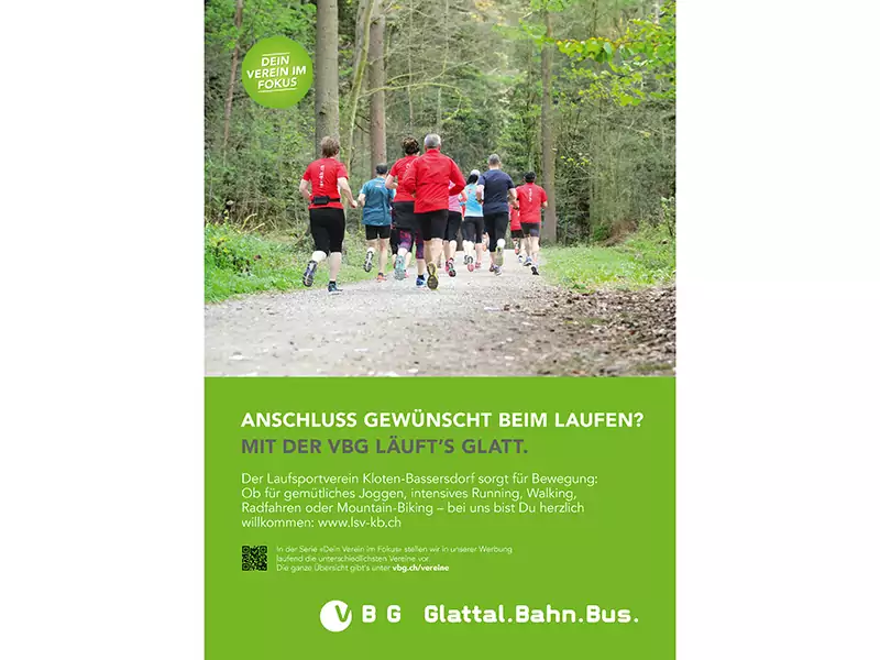 Sujet Verein im Fokus: Laufsportverein Kloten-Bassersdorf