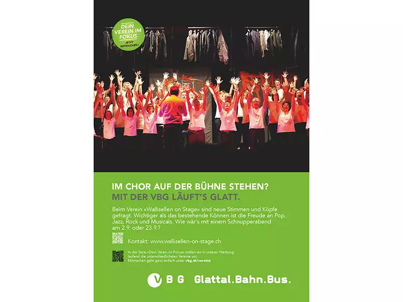 Sujet Verein im Fokus: Wallisellen on Stage