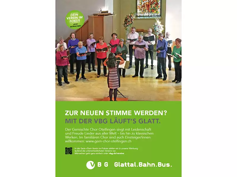 Sujet Verein im Fokus: Gemischter Chor Otelfingen
