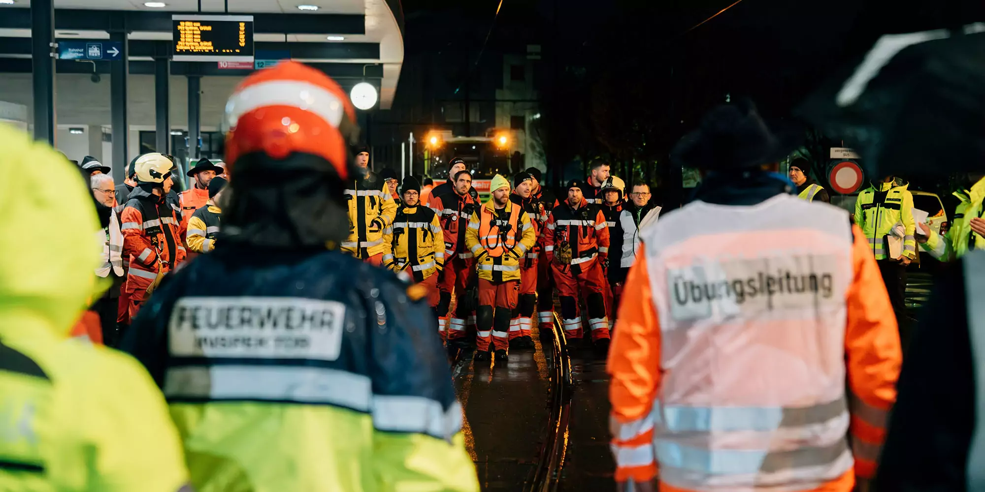 Eindrücke der Grossübung mit Blaulichtorganisationen