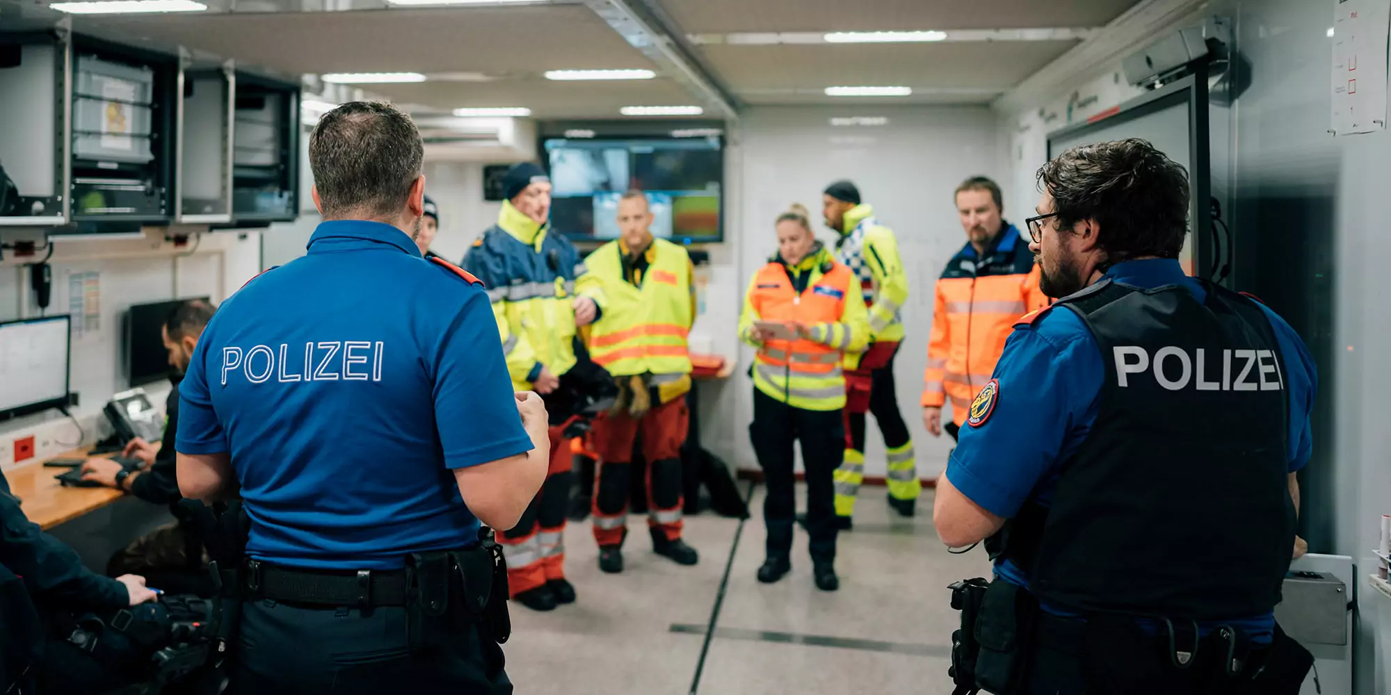 Eindrücke der Grossübung mit Blaulichtorganisationen