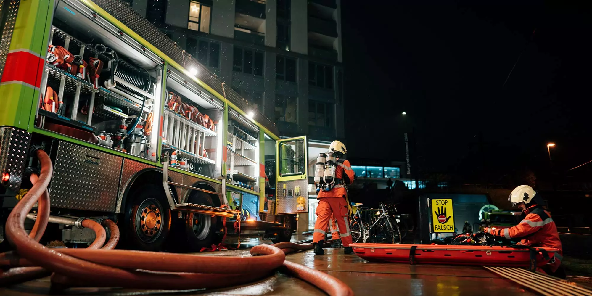 Eindrücke der Grossübung mit Blaulichtorganisationen